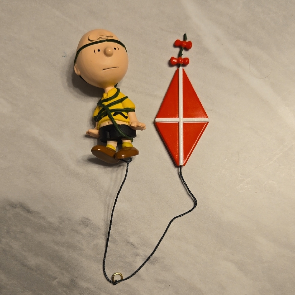 Hallmark Charlie Brown with Red Kite Ornament